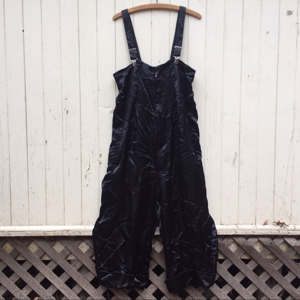 SOLD Y's Yohji Yamamoto black satin romper